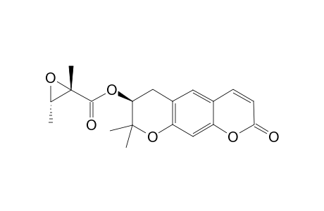 (2"S,3"S)-Epoxyangeloyl-decursinol