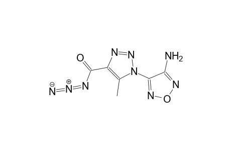 1-(4-amino-1,2,5-oxadiazol-3-yl)-5-methyl-1H-1,2,3-triazole-4-carbonyl azide