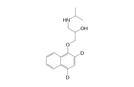 propranolol-2',4'-d2