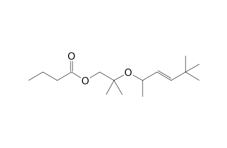 (2"E)-2'-Methyl-2'-(1",4",4"-trimethylpent-2"-enyloxy)propyl butyrate