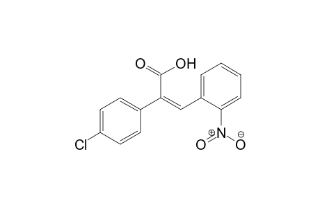 (2Z)-2-(4-Chlorophenyl)-3-(2-nitrophenyl)prop-2-enoic Acid