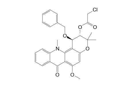 (+/-)-TRANS-2-CHLOROACETOXY-1-BENZYLOXY-1,2-DIHYDROACRONYCINE