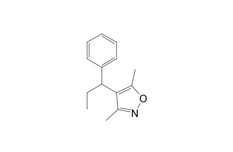 3,5-Dimethyl-4-(1-phenylpropyl)isoxazole