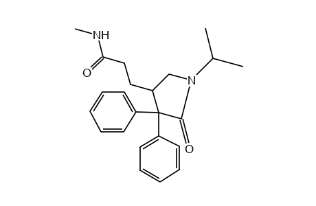 4,4-DIPHENYL-1-ISOPROPYL-N-METHYL-5-OXO-3-PYRROLIDINEPROPIONAMIDE