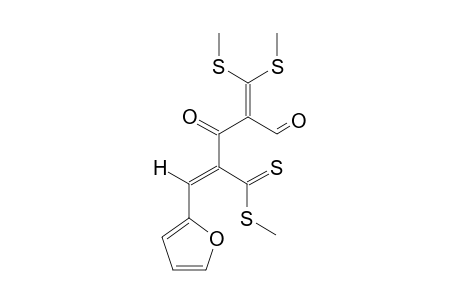 METHYL-(4-E)-5-(2-FURYL)-3-OXO-1,1-DI-(METHYLTHIO)-1,4-PENTADIENE-2-CARBALDEHYDE-4-DITHIOCARBOXYLATE