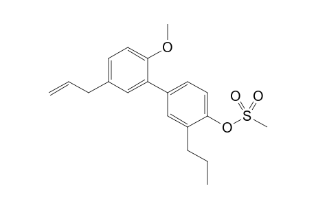 5'-allyl-2'-methoxy-3-propyl-biphenyl-4-ylmethanesulfonate