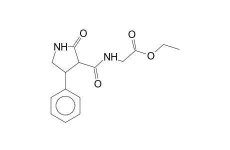 Ethyl 2-(2-oxo-4-phenyl-3-pyrrolidinecarboxamido)acetate