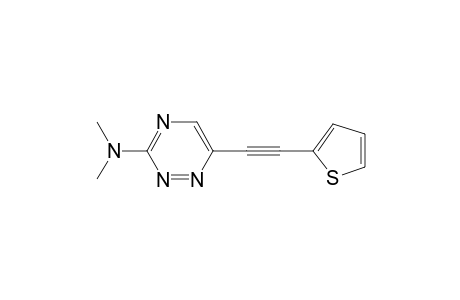 1-(2-Thienyl)-2-(3-N,N-dimethylamino-1,2,4-triazin-6-yl)acetylene