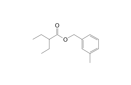 2-Ethylbutyric acid, 3-methylbenzyl ester