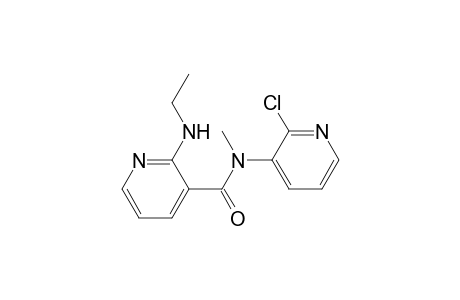 N-(2-chloranylpyridin-3-yl)-2-(ethylamino)-N-methyl-pyridine-3-carboxamide