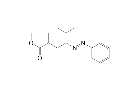 Methyl ester of 2,5-dimethyl-4-(phenylazo)hexanoic acid