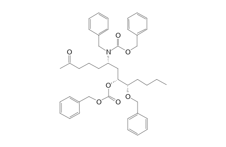 [6S,8R,9S]-6-[N-Benzyl-N-[(benzyloxy)carbonyl]amino]-9-(benzyloxy)-8-[(benzyloxy)carbonyl]oxy]tridecan-2-one
