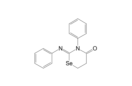 3-PHENYL-2-PHENYLIMINOPERHYDRO-1,3-SELENAZIN-4-ONE