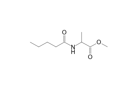 Methyl 2-(pentanoylamino)propanoate
