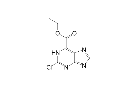 2-Chloro-7H-purine-6-carboxylic acid ethyl ester