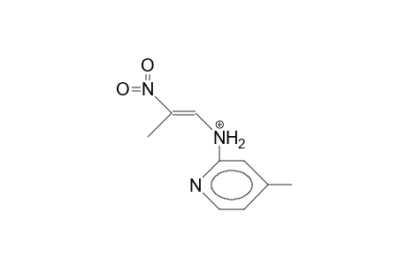 E-1-(4-Methyl-pyridin-2-ylamino)-2-nitro-propene cation