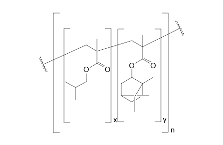 Copolymer isobutyl methacrylate-stat-isobornyl methacrylate
