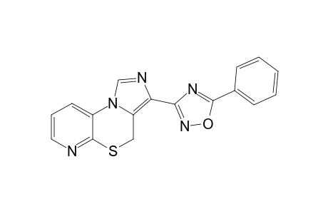 3-[5'-Phenyl-1',2',4'-oxadiazol-3'-yl]-4H-imidazo[1,5-d]pyrido[2,3-b]-(1,4)-thiazine