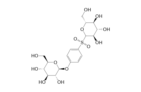 [p-(beta-D-GLUCOPYRANOSYLSULFONYL)PHENYL] beta-D-GLUCOPYRANOSIDE