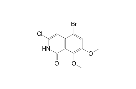 1(2H)-Isoquinolinone, 5-bromo-3-chloro-7,8-dimethoxy-