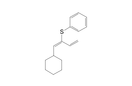 (E)-1-cyclohexyl-2-(p[henylthio)-1,3-butadiene