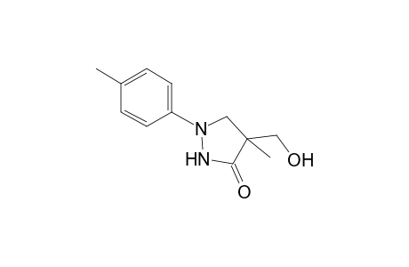 4-(hydroxymethyl)-4-methyl-1-(p-tolyl)-4,5-dihydro-1H-pyrazol-3-ol