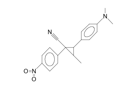 1-Cyano-3-methyl-2-(4-dimethylamino-phenyl)-1-(4-nitro-phenyl)-cyclopropane