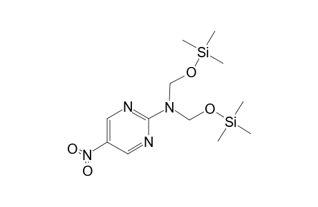 5-Nitro-2-[(N,N-bis(trimethylsilyloxy)methyl)amino]pyrimidine