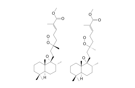 #7;METHYL-(2'E)-6'HYDROPEROXY-8'-[9,10-(TRANS)-1-ALPHA-HYDROXY-2-ALPHA,5,5,9-BETA-TETRAMETHYLDECAHYDRO-NAPHTHALEN-1-BETA-YL]-2',6'-DIMETHYLOCT-2'-ENOATE