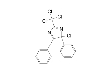 4-Chloranyl-4,5-diphenyl-2-(trichloromethyl)imidazole