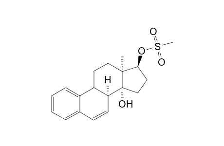 rac-(8.alpha.,9.alpha./.beta.,13.alpha.,14.alpha.,17.beta.)-14-Hydroxyestra-1(10),2,4,6,-tetraen-17-yl methane sulfonate