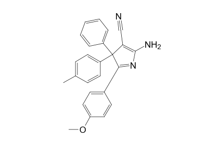 2-Amino-5-(4-methoxyphenyl)-4-phenyl-4-(4-methyphenyl)-4H-pyrrole-3-carbonitrile