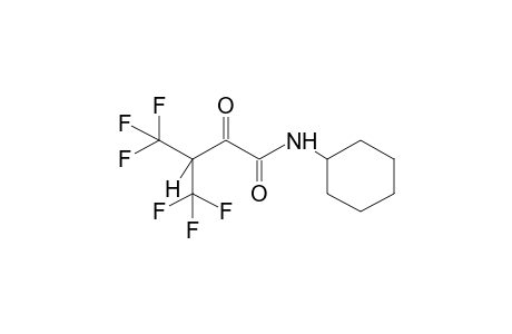 N-CYCLOHEXYL-2-KETO-3-TRIFLUOROMETHYL-4,4,4-TRIFLUOROBUTYRAMIDE