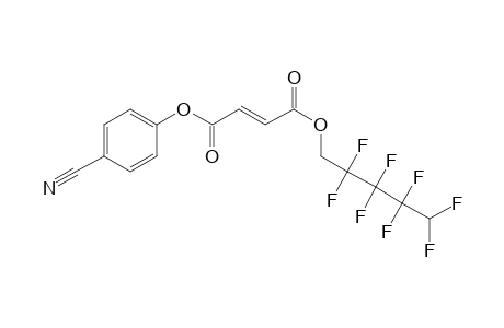 Fumaric acid, 4-cyanophenyl 2,2,3,3,4,4,5,5-octafluoropentyl ester