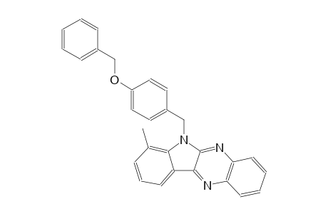 6-[4-(benzyloxy)benzyl]-7-methyl-6H-indolo[2,3-b]quinoxaline