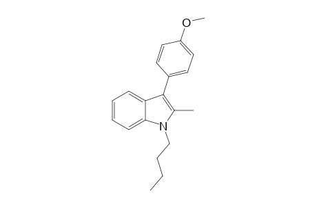 1-n-Butyl-3-(4-methoxyphenyl)-2-methylindole