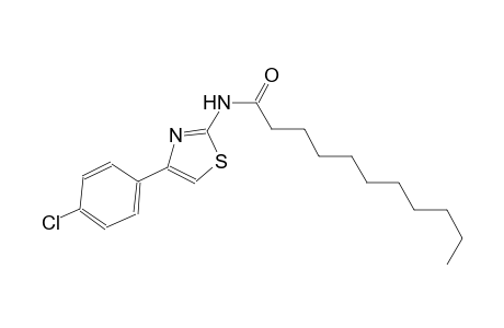 N-[4-(4-chlorophenyl)-1,3-thiazol-2-yl]undecanamide