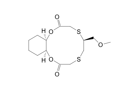 (1R*,6R*,12S*)-6-Methoxymethyl-1,12-(tetramethylene)-5,8-dithio-2,11-dioxacyclododecan-3,10-dione