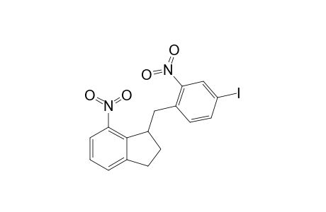 1-(4-IODO-2-NITROBENZYL)-7-NITRO-2,3-DIHYDRO-1H-INDENE