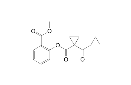 2-[1-(cyclopropanecarbonyl)cyclopropanecarbonyl]oxybenzoic acid methyl ester