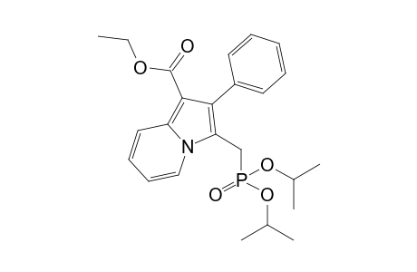3-(diisopropoxyphosphorylmethyl)-2-phenyl-indolizine-1-carboxylic acid ethyl ester