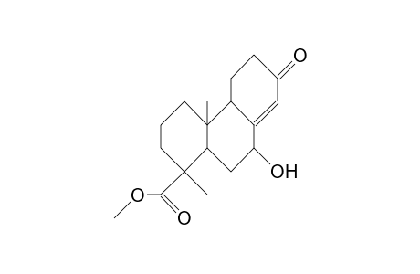 7a-Hydroxy-13-oxo-podocarp-8(14)-en-18-oic acid, methyl ester