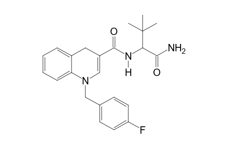 N-(1-amino-3,3-dimethyl-1-oxobutan-2-yl)-1-(4-fluorobenzyl)-1,4-dihydroquinoline-3-carboxamide