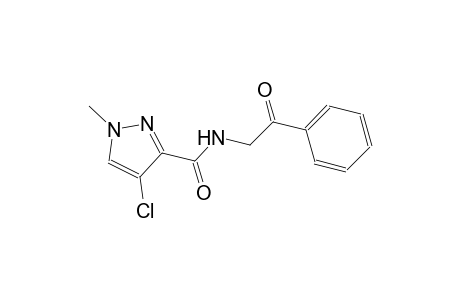 4-chloro-1-methyl-N-(2-oxo-2-phenylethyl)-1H-pyrazole-3-carboxamide