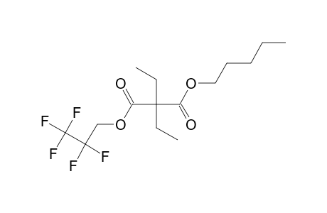 Diethylmalonic acid, pentyl 2,2,3,3,3-pentafluoropropyl ester