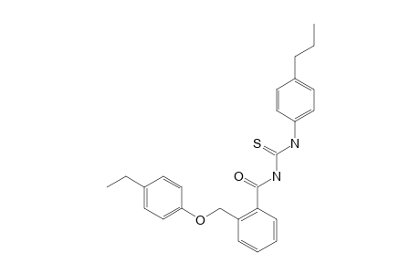 2-[(4-ETHYLPHENOXY)-METHYL]-N-(4-N-PROPYLPHENYL-CARBAMOTHIOYL)-BENZAMIDE