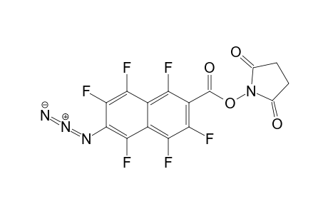 N-Succinimidyl 6-azido-1,3,4,5,7,8-hexafluoro-2-naphthoate