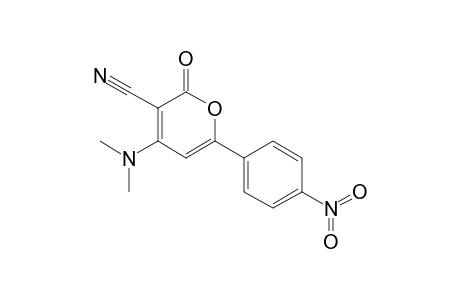 3-Cyano-4-dimethylamino-6-(4-nitrophenyl)-2H-pyran-2-one
