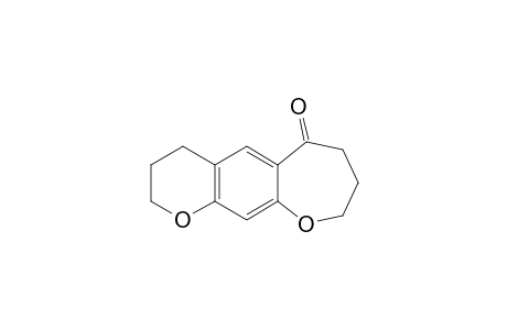 2H-Pyrano[3,2-h][1]benzoxepin-6(7H)-one, 3,4,8,9-tetrahydro-