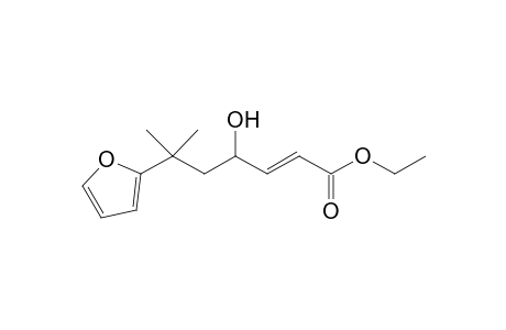 (E)-Ethyl 6-(2-Furanyl)-4-hydroxy-6-methyl-2-heptenone